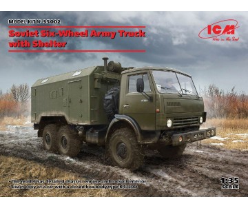 ICM 1/35 Soviet Six-Wheel Army Truck with Shelter