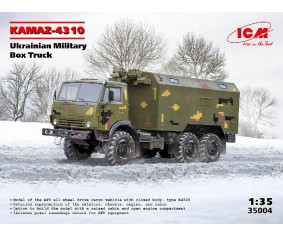 ICM 1/35 KAMAZ-4310, Ukrainian Military Box Truck ICM 1/35 KAMAZ-4310, Ukrainian Military Box Truck