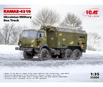 ICM 1/35 KAMAZ-4310, Ukrainian Military Box Truck 