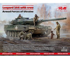 ICM 1/35 Leopard 2A6 of the Armed Forces of Ukraine with crew
