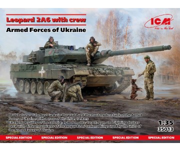 ICM 1/35 Leopard 2A6 of the Armed Forces of Ukraine with crew
