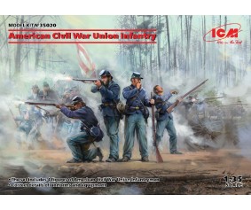 ICM 1/35 American Civil War Union Infantry. Set #1