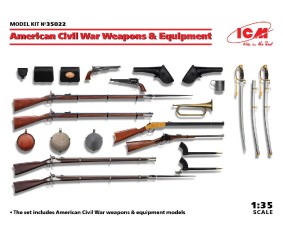 ICM 1/35 US Civil War Weapons & Equipment