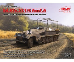 ICM 1/35 Sd.Kfz.251/6 Ausf.A, WWII German Armoured Command Vehicle