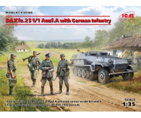 ICM 1/35 Sd.Kfz.251/1 Ausf.A with German Infantry