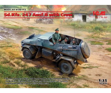 ICM 1/35 Sd.Kfz. 247 Ausf.B with Crew