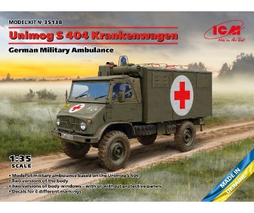 ICM 1/35 Unimog S 404, German Military Ambulance 