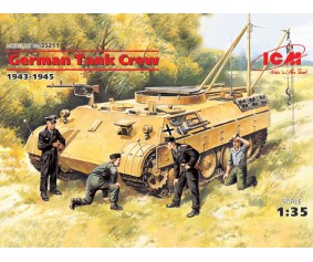 ICM 1/35 German Tank Crew (1943-1945) (4 figures - 1 officer, 1 unterofficer, 2 soldiers) ICM 1/35 German Tank Crew (1943-1945) (4 figures - 1 officer, 1 unterofficer, 2 soldiers)