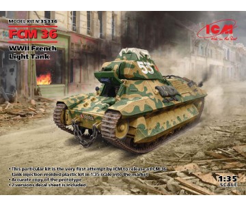 ICM 1/35 FCM 36, WWII French Light Tank