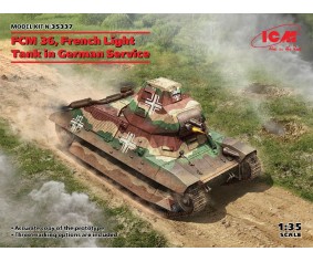 ICM 1/35 FCM 36, French Light Tank in German Service