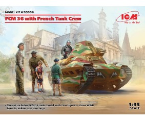 ICM 1/35 FCM 36 with French Tank Crew