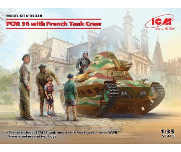 ICM 1/35 FCM 36 with French Tank Crew