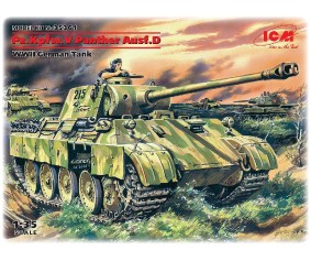 ICM 1/35 Pz.Kpfw.V Panther Ausf.D, WWII German Tank
