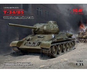 ICM 1/35 Т-34-85, WWII Soviet Medium Tank  