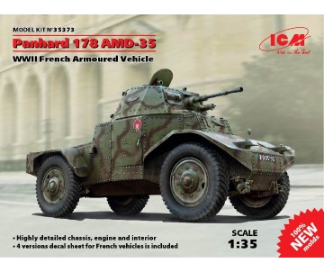 ICM 1/35 Panhard 178 AMD-35, WWII French Armoured Vehicle
