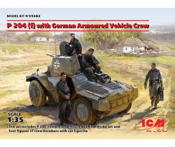 ICM 1/35 P 204 (f) with German Armoured Vehicle Crew