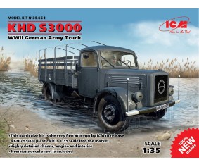 ICM 1/35 KHD S3000, WWII German Army Truck
