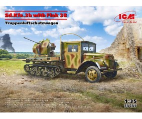 ICM 1/35 Sd.Kfz.3b with Flak 38 AA Gun