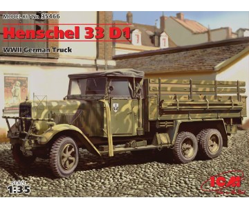 ICM 1/35 Henschel 33 D1, WWII German Army Truck