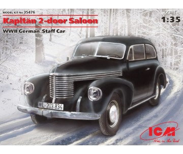 ICM 1/35 Kapitän 2-door Saloon, WWII German Staff Car
