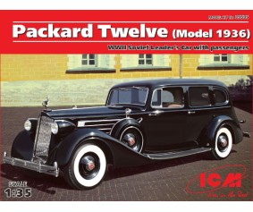 ICM 1/35 Packard Twelve (Model 1936), WWII Soviet Leaders' Car with Passengers (5 figures)