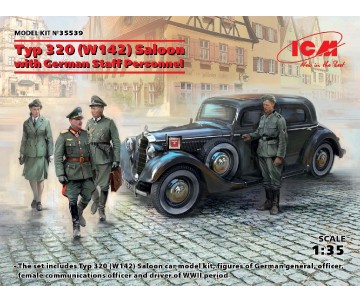 ICM 1/35 Typ 320 (W142) Saloon with German Staff Personnel