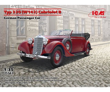 ICM 1/35 Typ 320 (W142) Cabriolet B, German Passenger Car