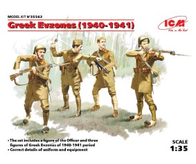 ICM 1/35 Greek Evzones (1940-1941) (4 figures) ICM 1/35 Greek Evzones (1940-1941) (4 figures)