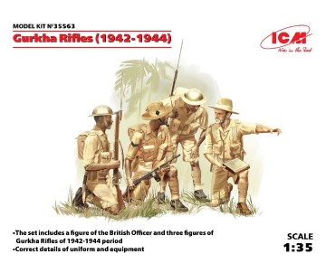 ICM 1/35 Gurkha Rifles (1944) (4 figures)