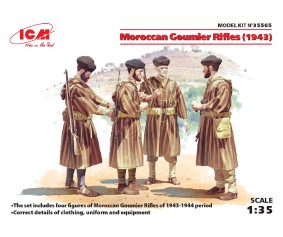 ICM 1/35 Moroccan Goumier Rifles (1943) (4 figures)