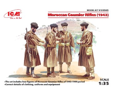 ICM 1/35 Moroccan Goumier Rifles (1943) (4 figures)
