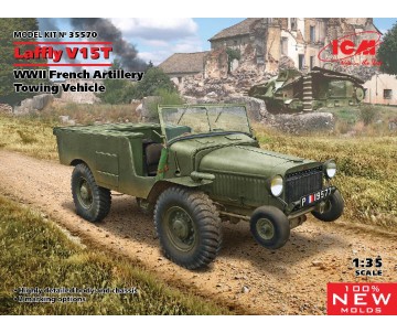 ICM 1/35 Laffly V15T, WWII French Artillery Towing Vehicle