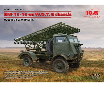 ICM 1/35 BM-13-16 on W.O.T. 8 chassis, WWII Soviet MLRS