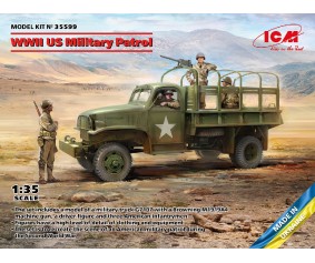 ICM 1/35 WWII US Military Patrol (G7107 with MG M1919A4)