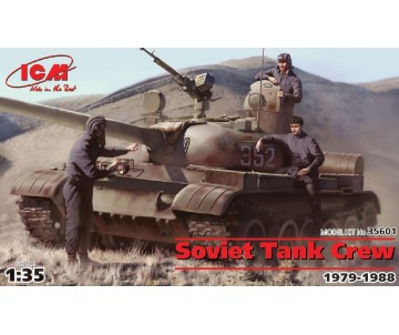 ICM 1/35 Soviet Tank Crew (1979-1988) (3 tankmen)