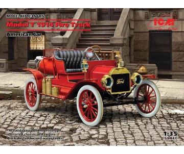 ICM 1/35 Model T 1914 Fire Truck with Crew