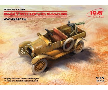 ICM 1/35 Model T 1917 LCP with Vickers MG, WWI ANZAC Car