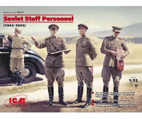 ICM 1/35 Soviet Staff Personnel (1943-1945) (4 figures)