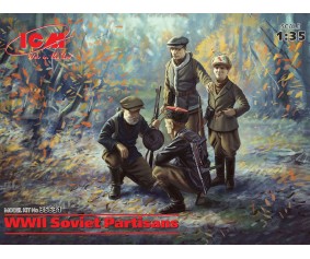 ICM 1/35 WWII Soviet Partisans (4 figures)