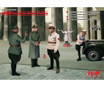 ICM 1/35 WWII German Road Police (5 figures)