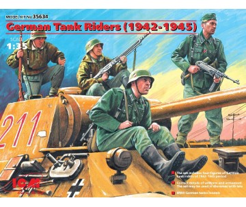 ICM 1/35 German Tank Riders (1942-1945),  (4 figures)