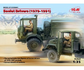 ICM 1/35 Soviet Drivers (1979-1991) (2 figures)
