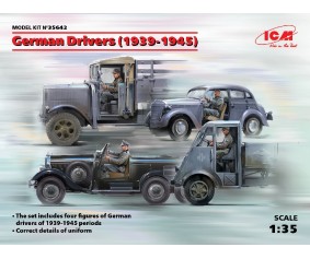 ICM 1/35 German Drivers (1939-1945) (4 figures) ICM 1/35 German Drivers (1939-1945) (4 figures)