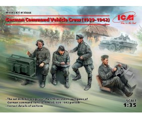 ICM 1/35 German Command Vehicle Crew (1939-1942) (4 figures) ICM 1/35 German Command Vehicle Crew (1939-1942) (4 figures)