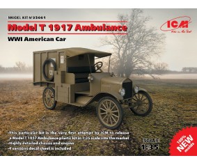 ICM 1/35 Model T 1917 Ambulance, WWI American Car  