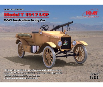 ICM 1/35 Model T 1917 LCP, WWI Australian Army Car