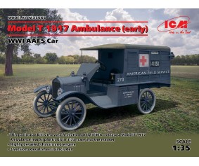 ICM 1/35 Model T 1917 Ambulance (early), WWI AAFS Car