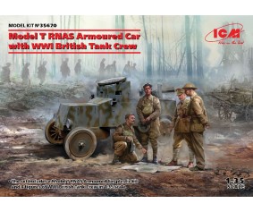 ICM 1/35 Model T RNAS Armoured Car with WWI British Tank Crew