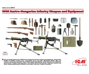ICM 1/35 WWI Austro-Hungarian Infantry Weapon and Equipment