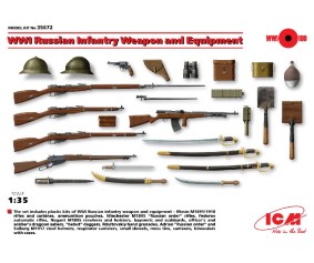 ICM 1/35 WWI Russian Infantry Weapon and Equipment